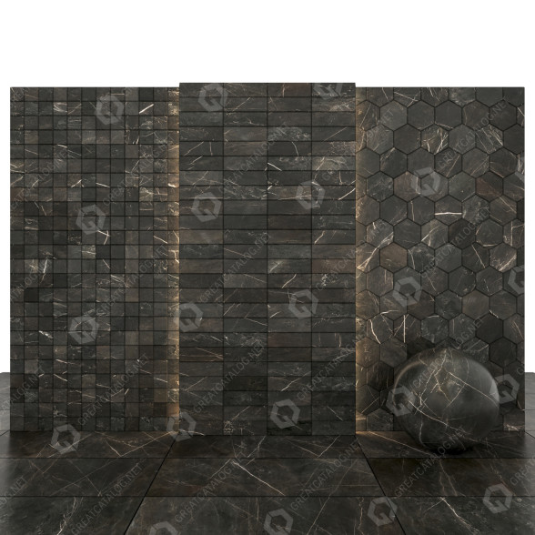 Плитка Graphite Stone 3D модель