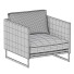 Armchair Saba Livingston - Islomov