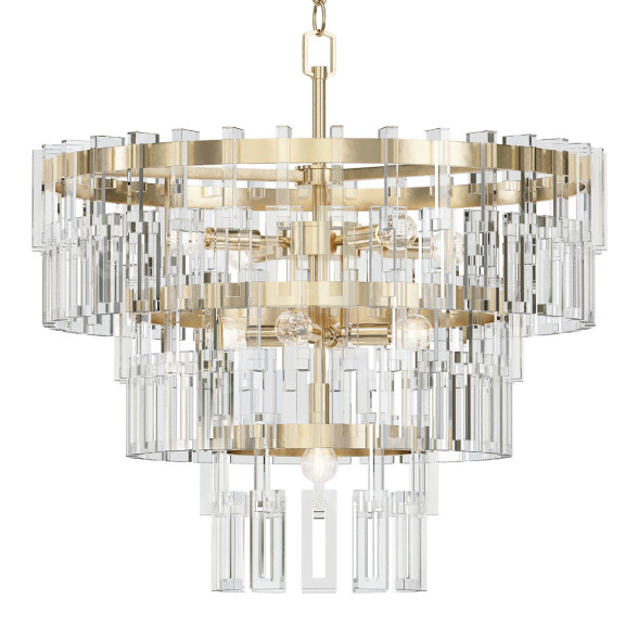 Lámpara de araña Lamps Plus Luxum 23 Modelo 3D