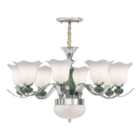 Chandelier European Style Simple 3D model