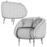 Sessel Bump Black by L'Abbate - Islomov