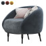 Sessel Bump Black by L'Abbate - Islomov