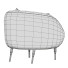 Sessel Bump Black by L'Abbate - Islomov