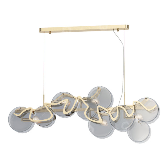 Lampe suspendue Mesmerizing Golden Finish by My Aashis modèle 3D