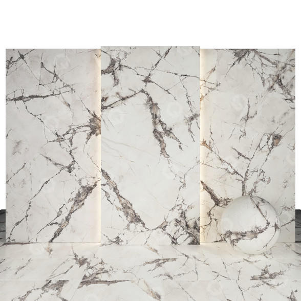 Carrelage Invivible Gray Marble 06 modèle 3D