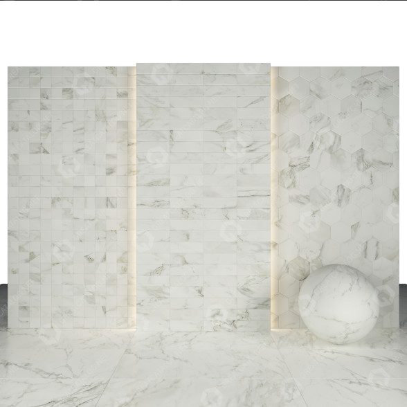 Плитка Magic White Marble 3D модель