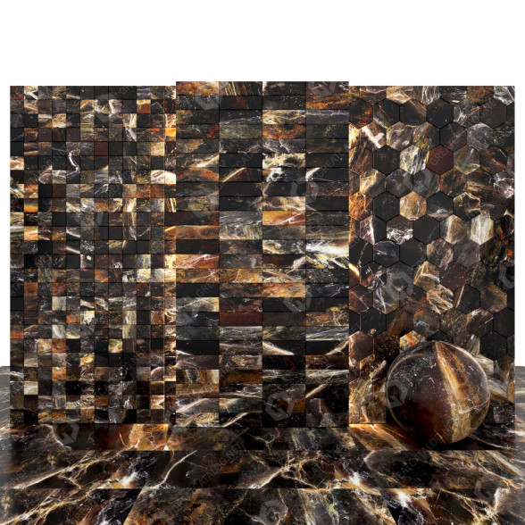 Плитка Pacific Lava Marble 3D модель