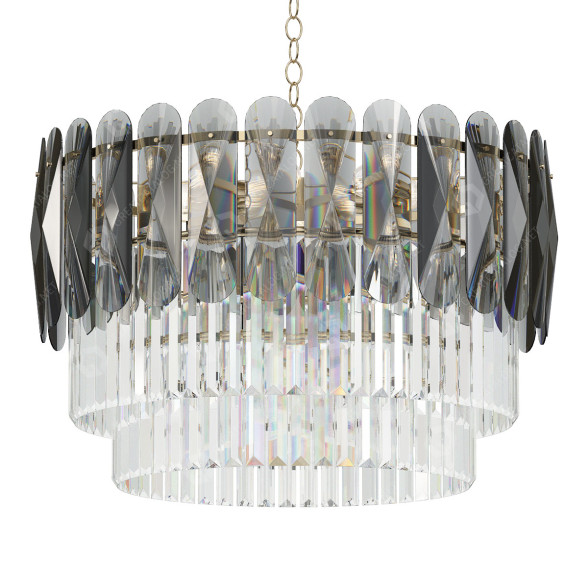 Żyrandol Homary Sotter Contemporary 8-Light Crystal Tiered model 3D