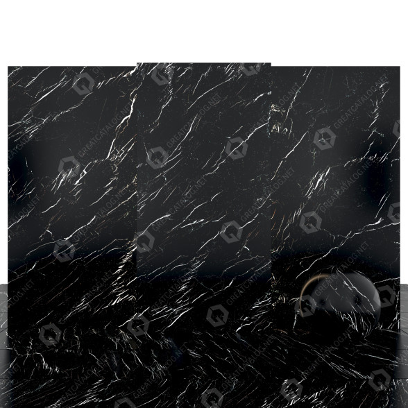 Azulejo Marquina Black Marble 03 Modelo 3D