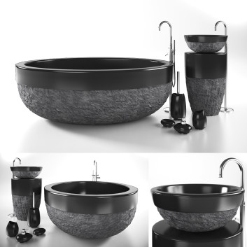 Badezimmer  Set 1 3D-Modell