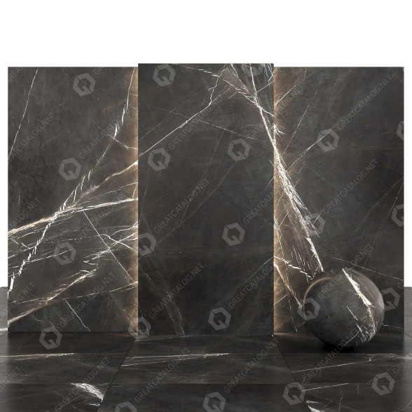 Płytka Marquina Gray Marble model 3D