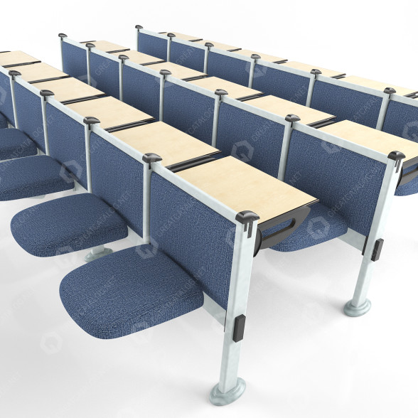 Tische und Stühle Academic Chairs 3D-Modell