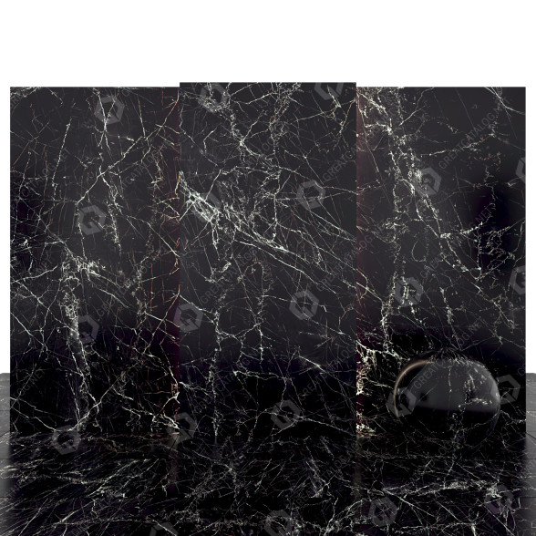 Плитка Infinity Black Marble 3D модель