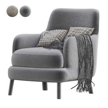 Fauteuil  Maxalto Febo Modèle 3D