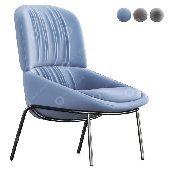 Fauteuil Arflex Ladle Small modèle 3D