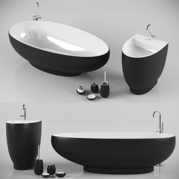 Badezimmer  Set 2 3D-Modell