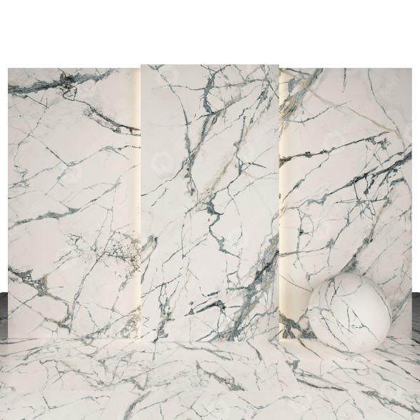 Płytka Invisible Gray Marble 07 model 3D