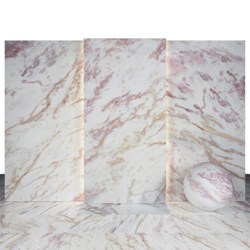 Płytka Pink Yellow Marble