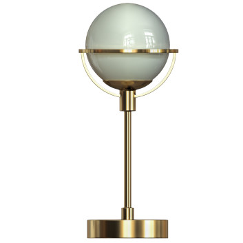 Tischlampe Gold Round Light