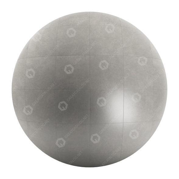 Тротуарна плитка Cumulus Gray Concrete 3D модель