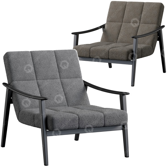 Fauteuil Minotti Fynn modèle 3D