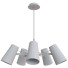 Люстра Mantra Lighting M3770 Looker 5 Light Matt White - pulatovshaxzod696