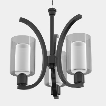 Люстра  C-Arm Black Triple by Eray Lighting 3D модель