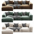 Sofa Arflex Marechiaro Longue - Sohib3d