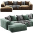 Sofa Arflex Marechiaro Longue - Sohib3d