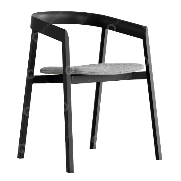Стілець Vuue Dining with Aluminium Seat & Cushion 3D модель