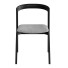 Krzesło Vuue Stacking with Aluminium Seat & Cushion - qmod