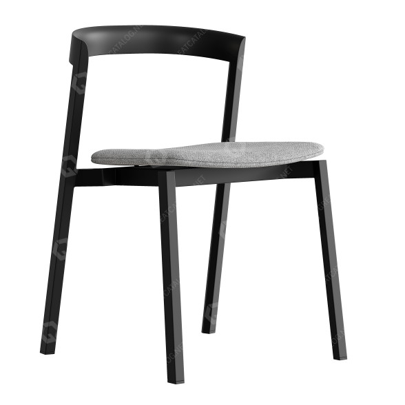 Krzesło Vuue Stacking with Aluminium Seat & Cushion model 3D