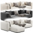 Sofa Vitra Soft Modular - Sohib3d