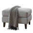 Ottoman Pottery Barn Beverly Upholstered - Paramatma