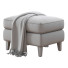 Ottoman Pottery Barn Beverly Upholstered - Paramatma