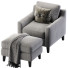Крісло та пуф Pottery Barn Beverly Upholstered - Paramatma