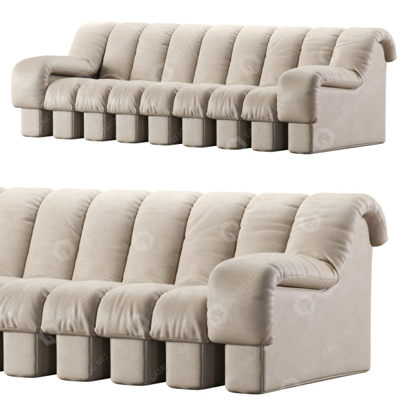 Sofa De Sede DS-600 3D-Modell