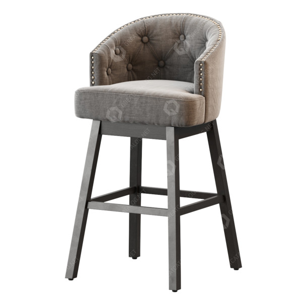 Hoker barowy GDF Studio Westman Contemporary Tufted Swivel model 3D