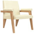 Armchair Burke Decor Beau in Ivory - pulatovshaxzod696