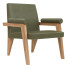Armchair Burke Decor Beau in Ivory - pulatovshaxzod696