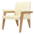 Armchair Burke Decor Beau in Ivory - pulatovshaxzod696