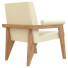 Armchair Burke Decor Beau in Ivory - pulatovshaxzod696