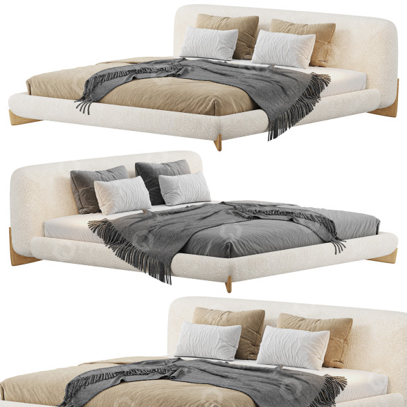 Cama Porada Softbay Modelo 3D