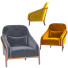 Armchair Ulivi Salotti Adele - Isomiddinvfx1995