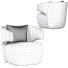 Sessel Lana by Donghia - Isomiddinvfx1995