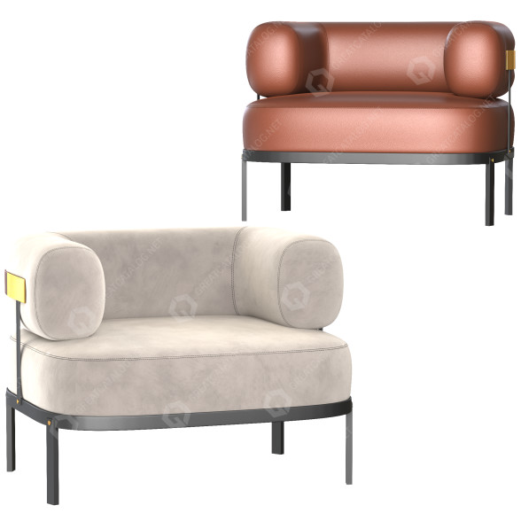 Sessel Baxter Belt 3D-Modell