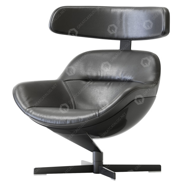 Крісло Cassina Auckland 277 3D модель
