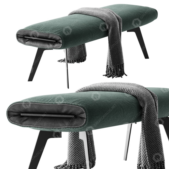 Банкетка Bonaldo Saddle 3D модель