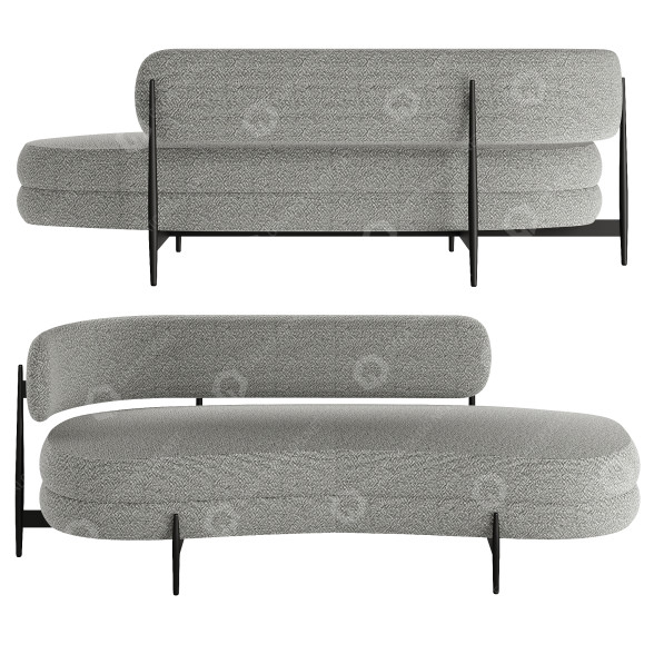 Диван Minotti Lars 3D модель