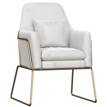 Крісло  Homary Velvet Accent Modern 3D модель